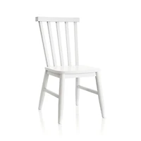 Parke White Wood Kids Desk Chair