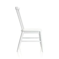 Parke White Wood Kids Desk Chair
