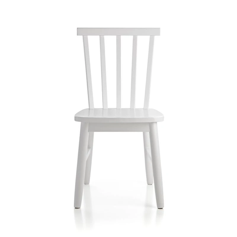 Set of 4 Shore White Wood Kids Play Chair