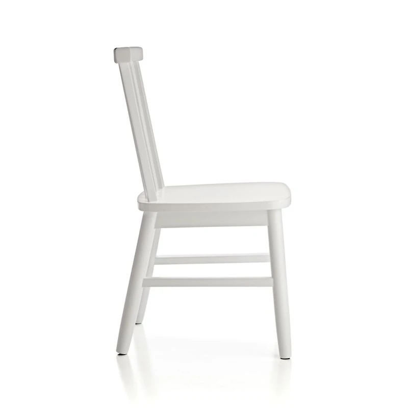 Set of 4 Shore White Wood Kids Play Chair