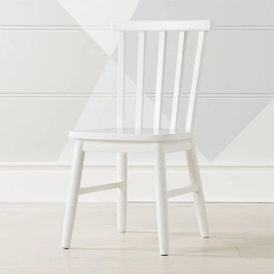 Set of 4 Shore White Wood Kids Play Chair