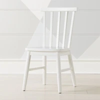 Set of 4 Shore White Wood Kids Play Chair