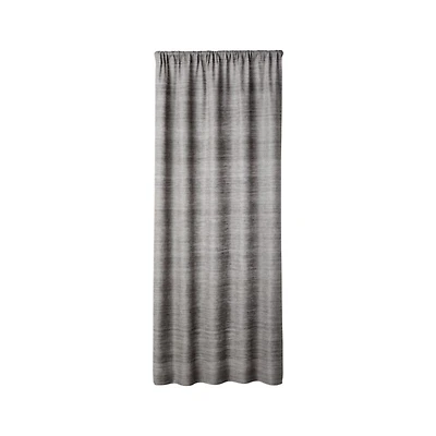 Silvana Silk Dark Grey Curtain Panel 48"x84"