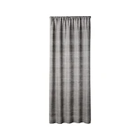 Silvana Silk Dark Grey Curtain Panel 48"x84"