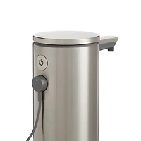 Simplehuman ® Brushed Steel Rechargeable Sensor Pump 9-oz. Liquid Soap Dispenser