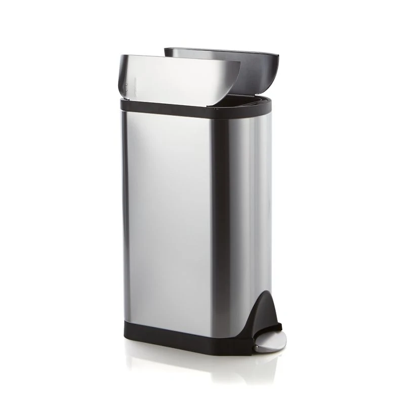 Simplehuman ® 30-Liter/8-Gallon Stainless Steel Butterfly Step Trash Can