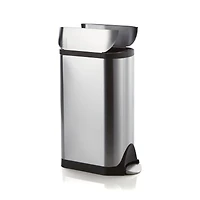 Simplehuman ® 30-Liter/8-Gallon Stainless Steel Butterfly Step Trash Can