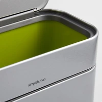 Simplehuman 4 Liter Compost Caddy, Brushed Stainless Steel