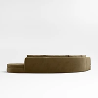Sinuous 3-Piece Double Chaise Sectional Sofa by Athena Calderone