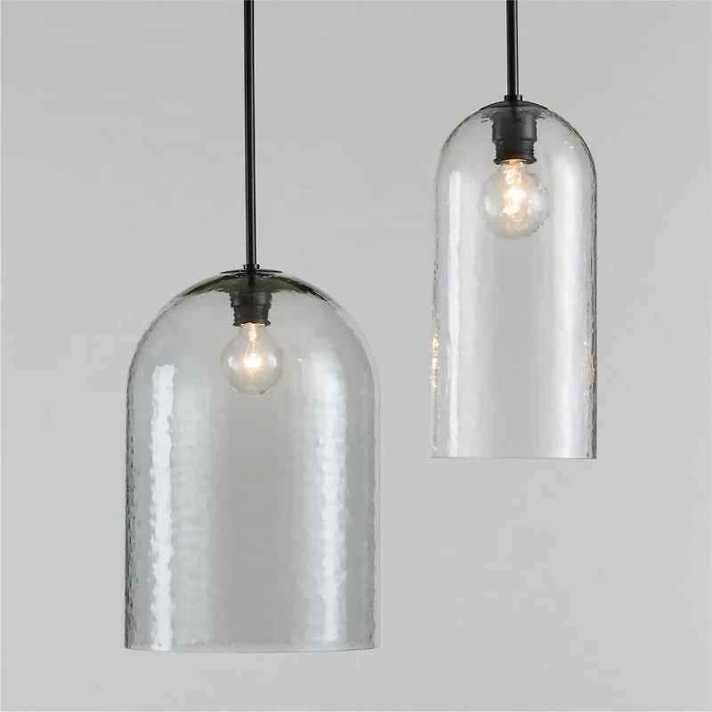 Sirocco Small Ripple Glass Pendant Light