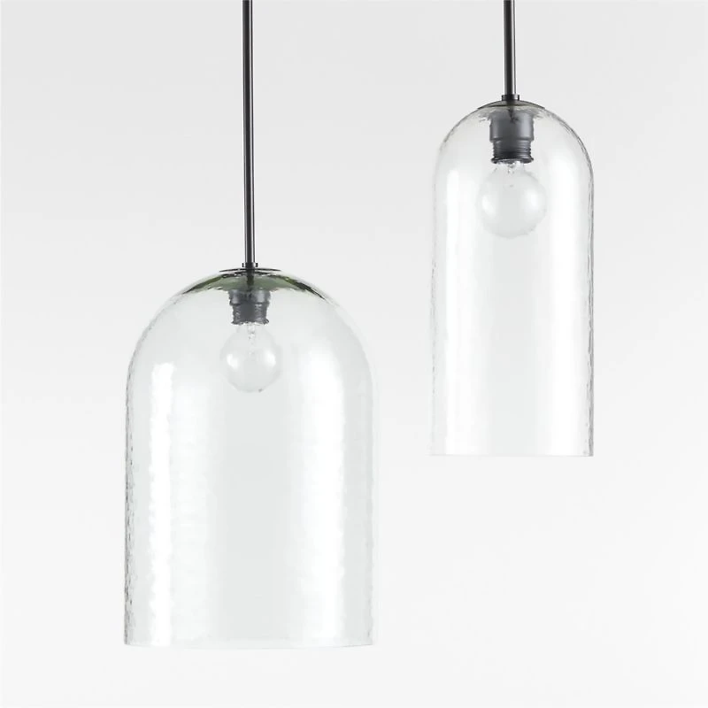 Sirocco Small Ripple Glass Pendant Light