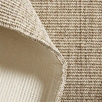 Sisal Linen Beige Area Rug 8'x10'