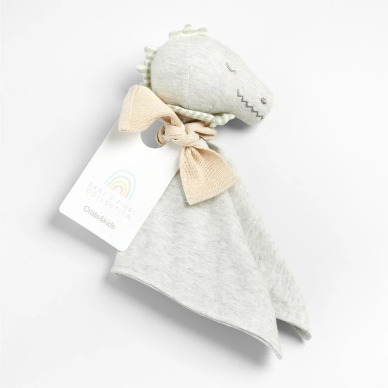 Sleepy Dino Baby Lovey Blanket