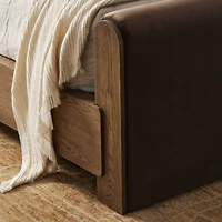 Sloane Cocoa Brown Upholstered  King Bed