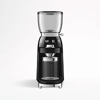 SMEG Black Retro Conical Burr Coffee Grinder