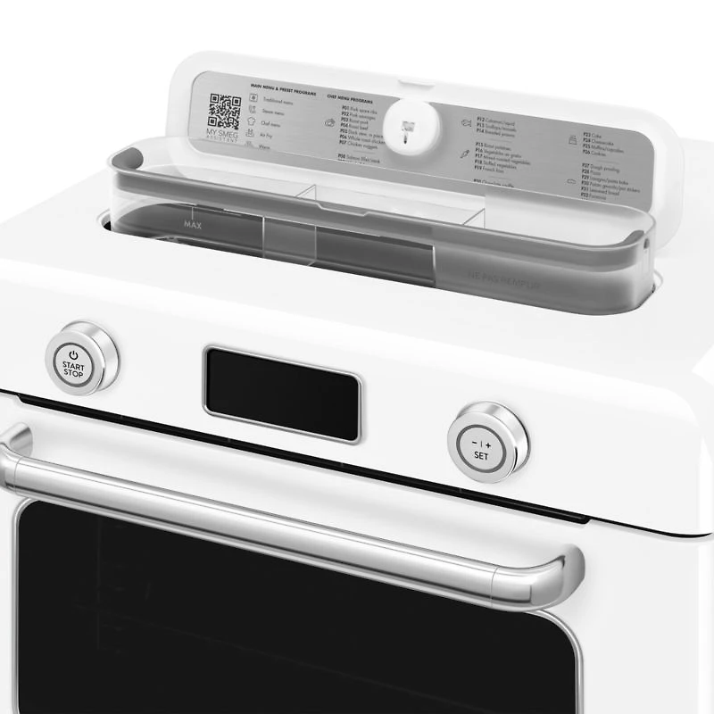SMEG White Countertop Air Fry Oven with Steam