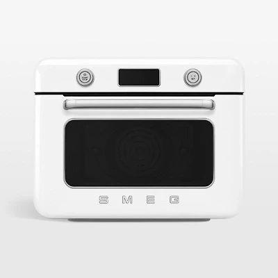 SMEG White Countertop Air Fry Oven with Steam