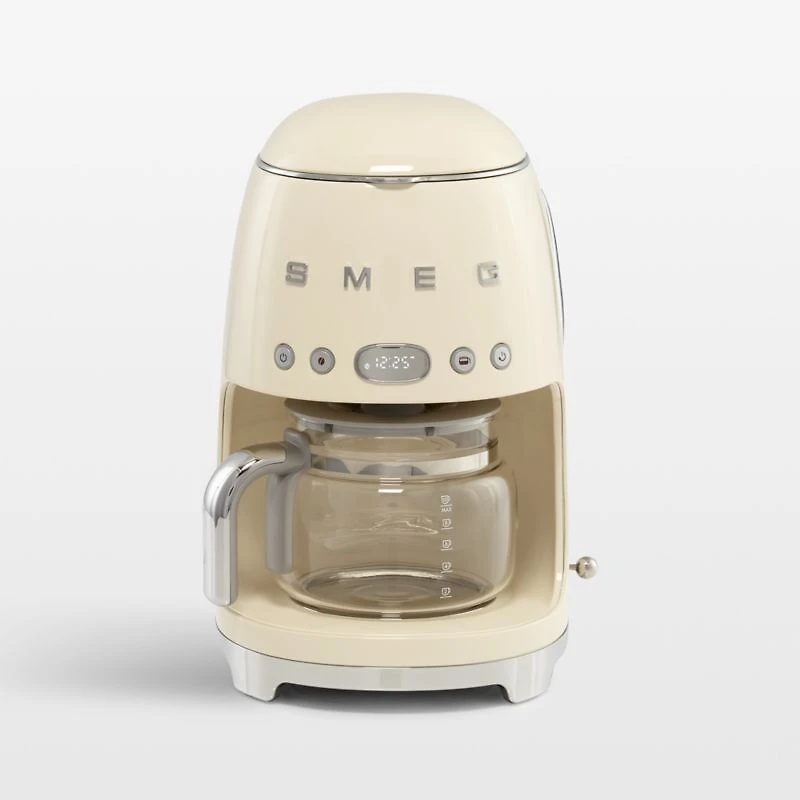 SMEG Cream Retro Drip Coffee Maker