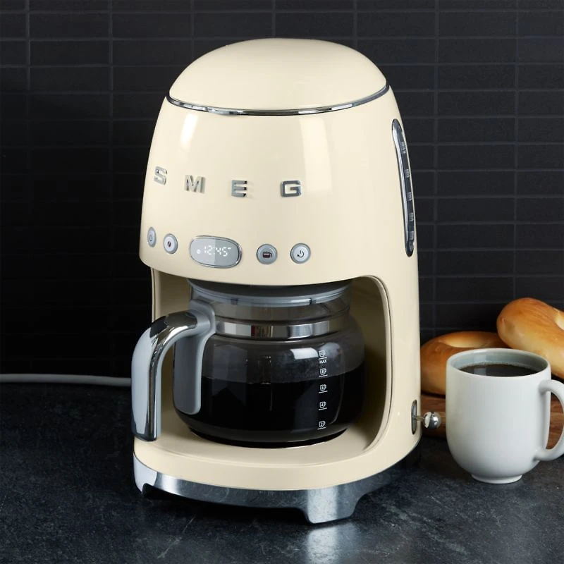SMEG Cream Retro Drip Coffee Maker