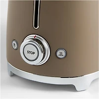 SMEG Mocha 2-Slice Retro Toaster