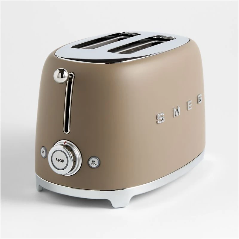 SMEG Mocha 2-Slice Retro Toaster