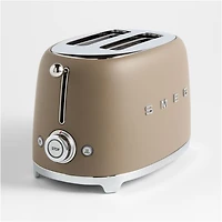 SMEG Mocha 2-Slice Retro Toaster