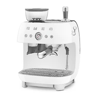 SMEG Semi-Automatic Coffee and Espresso Machine with Milk Frother