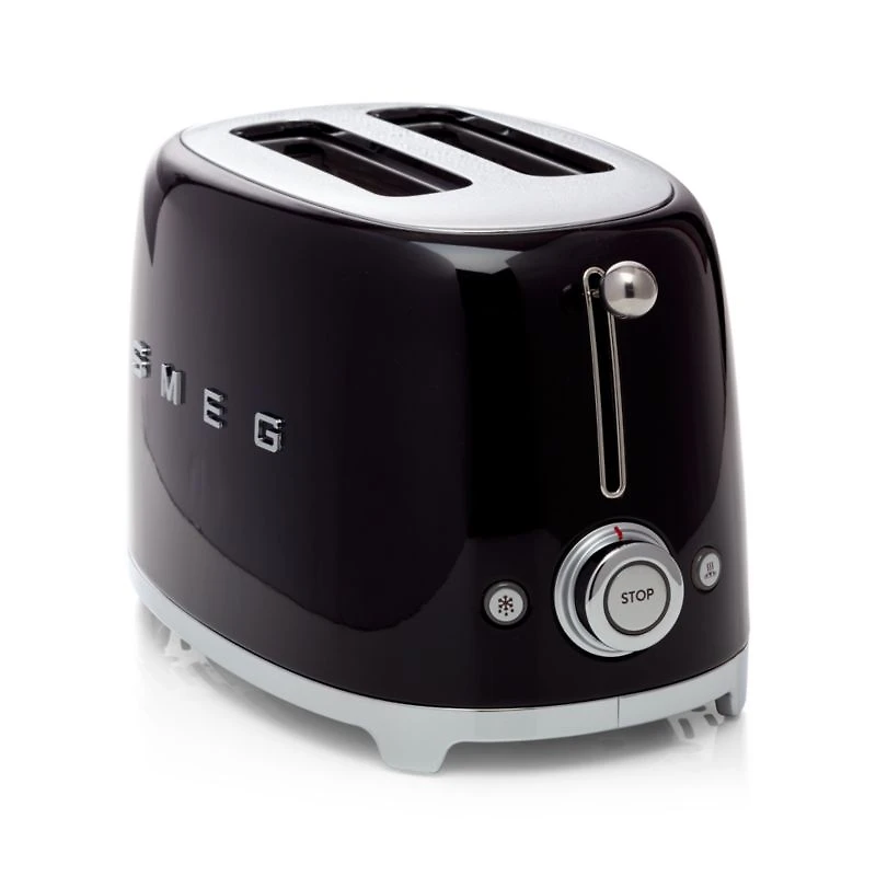 SMEG Black 2-Slice Retro Toaster