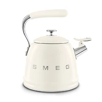 SMEG Cream Retro Whistling Stovetop Kettle