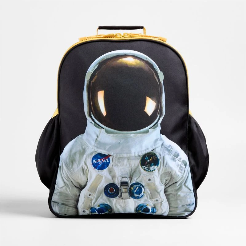 Smithsonian Apollo 11 Spacesuit Large Kids Backpack with Side Pockets