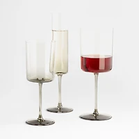 Edge Smoked White Wine Glass