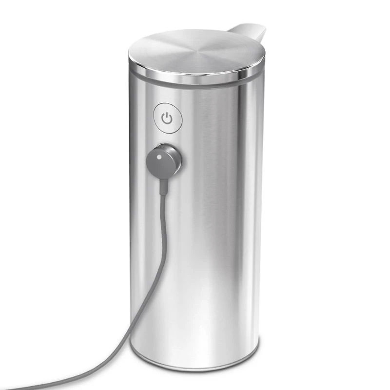 Simplehuman ® Brushed Steel Rechargeable Sensor Pump 9-oz. Liquid Soap Dispenser