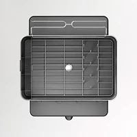 Simplehuman Kitchen Dish Drying Rack, Brushed Stainless Steel