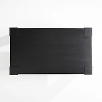 Sobro 65" Black Wood Dining Table
