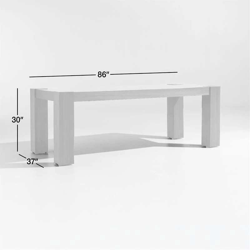 Sobro 86" Walnut Dining Table