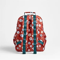 Soccer Print Medium Kids Backpack with Side Pockets