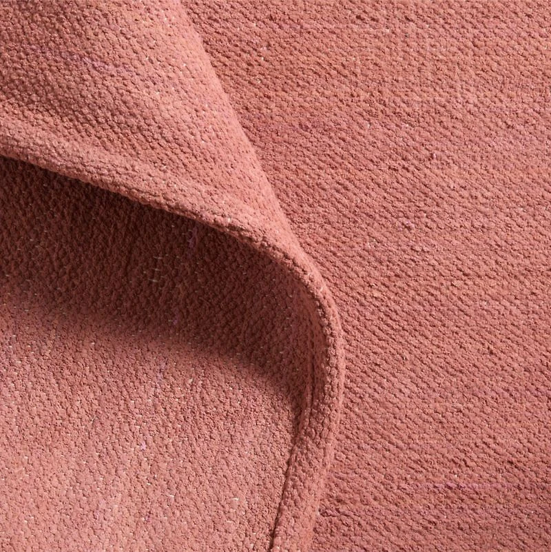 Soft Gradient Pink Chenille Kids Area Rug 5'x8'