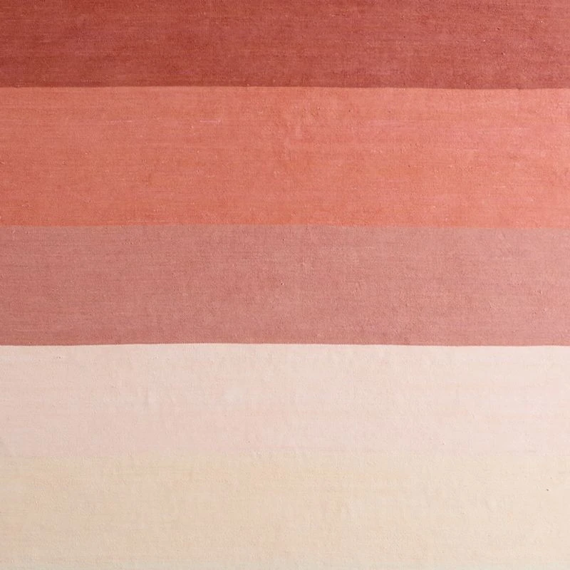 Soft Gradient Pink Chenille Kids Area Rug 5'x8'