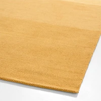Soft Gradient Yellow Chenille Kids Area Rug 5'x8'