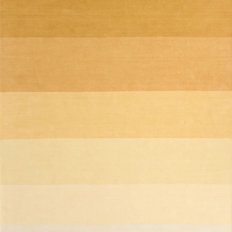 Soft Gradient Yellow Chenille Kids Area Rug 5'x8'