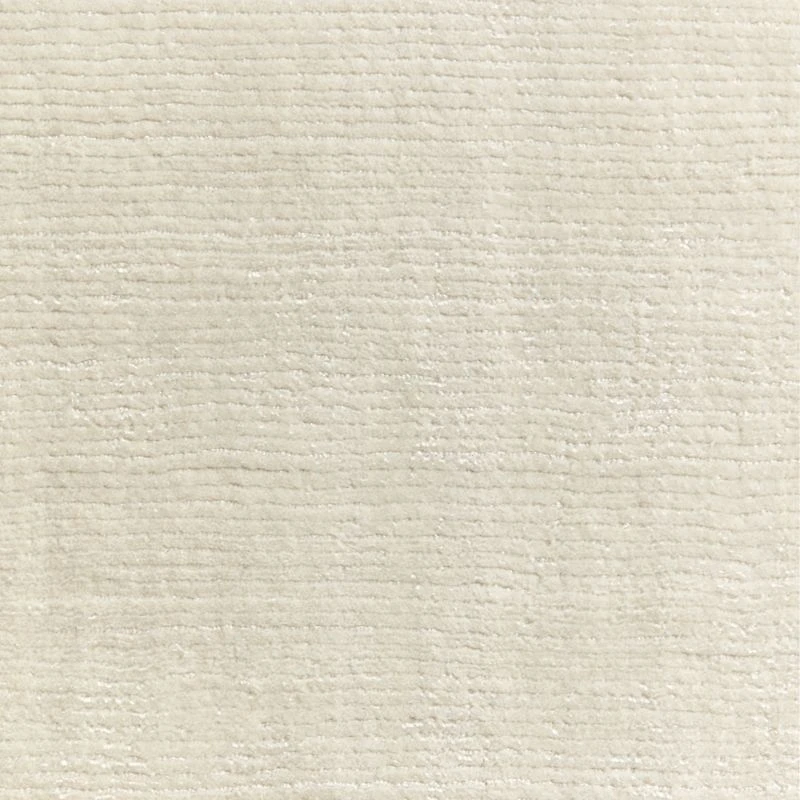 Solid Double Stripe Ivory Kids Performance Area Rug 6'x9'