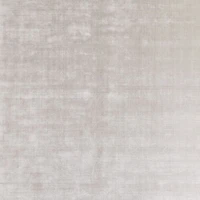 Solid Double Stripe Light Grey Kids Performance Area Rug 5'x8'