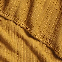 Solid Gauze 70"x55" Marseilles Brown Throw Blanket