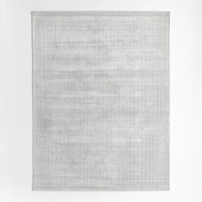 Solid Grid Light Blue Kids Performance Area Rug 8'x10'