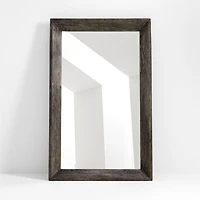 Solomon Ebonized Wood Floor Mirror 47"x75"