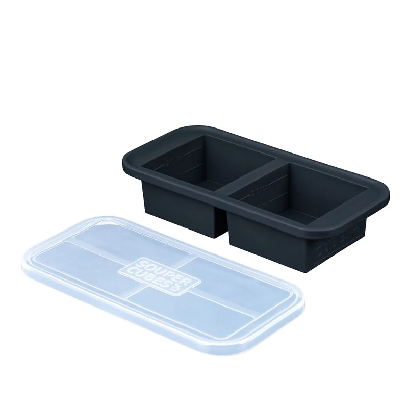 Souper ® Cubes Charcoal Grey 2-Cup Single Pack