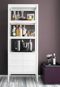 Spotlight White Bookcase
