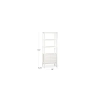 Spotlight White Bookcase