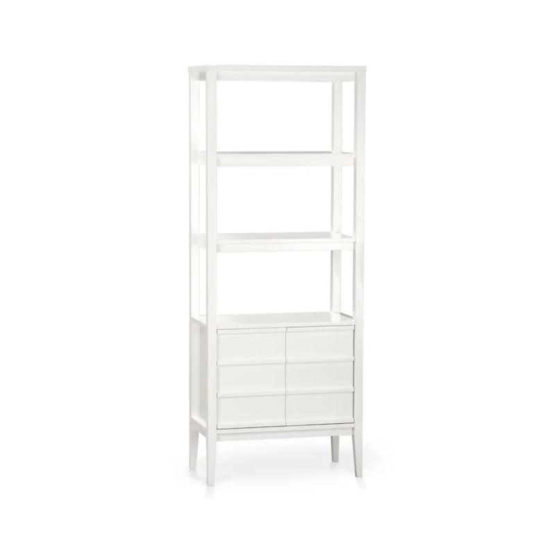 Spotlight White Bookcase
