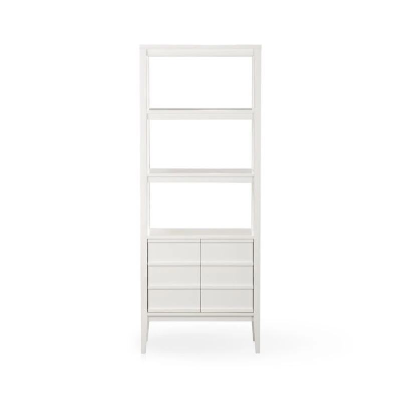 Spotlight White Bookcase